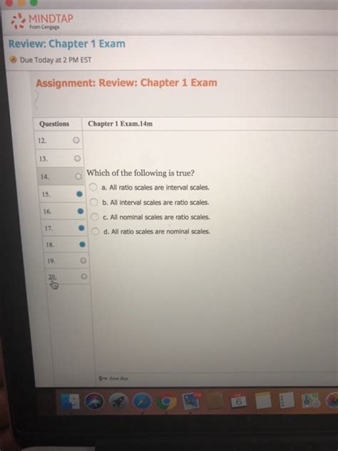 View Notes - Chapter 1 notes-quiz from BUSINESS busi 342 at Alamance Community College. . Cengage mindtap chapter 1 quiz answers